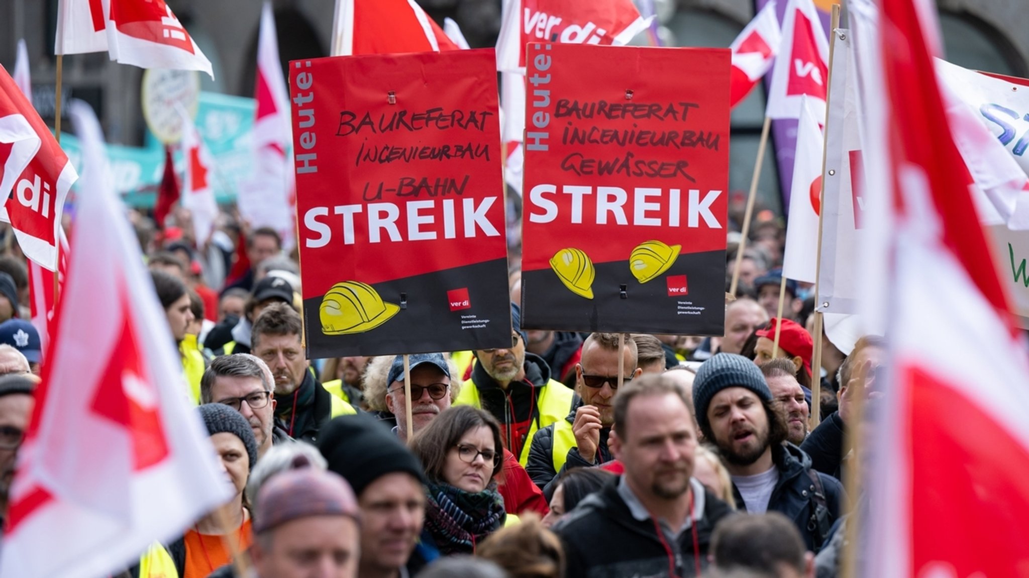 Kundgebung am Münchner Marienplatz