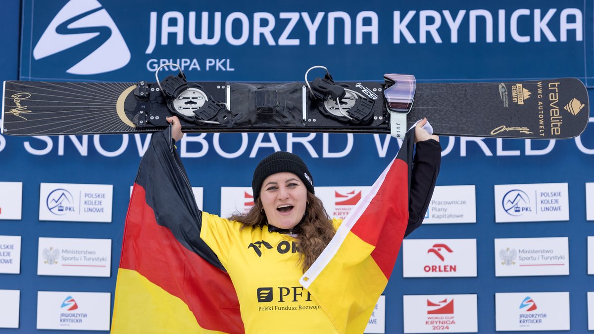 Ramona Hofmeister holt vorzeitig Snowboard-Gesamtweltcup 