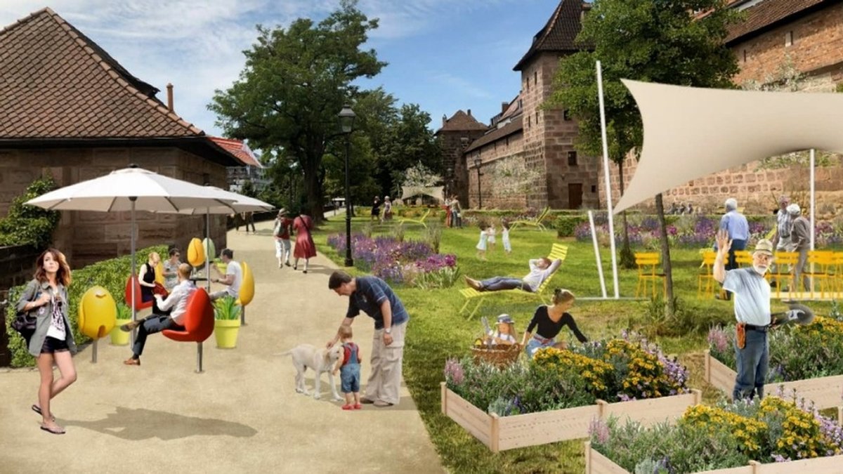 So soll die Landesgartenschau 2030 in Nürnberg aussehen