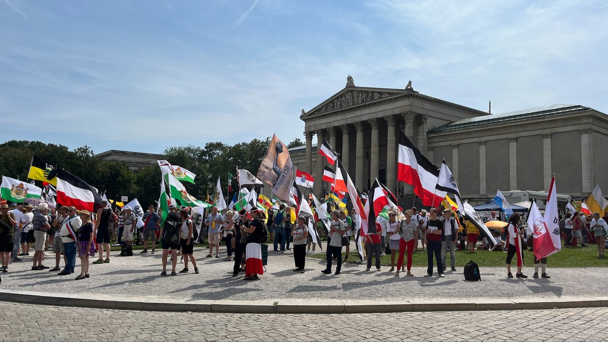 Reichsbürger demonstrieren in München