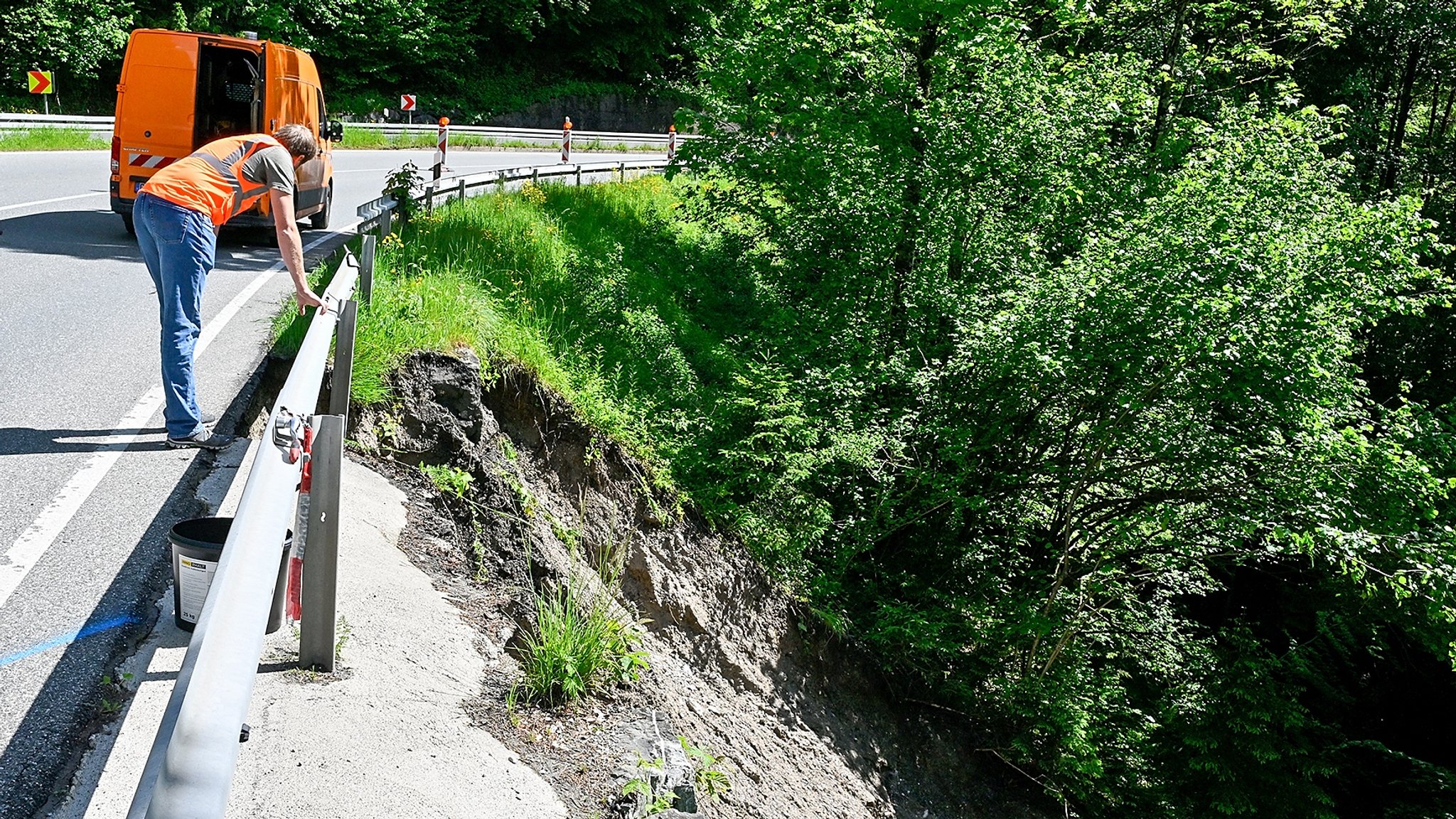 Mure bei Garmisch-Partenkirchen sorgt für massive Behinderungen