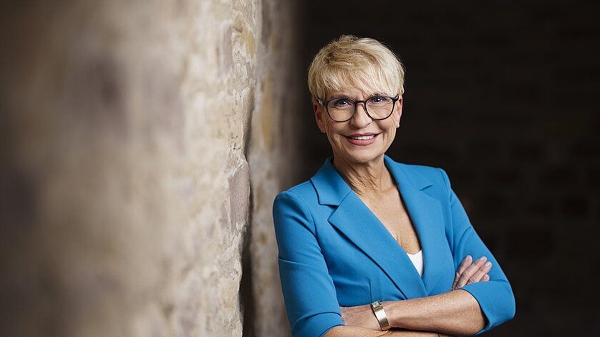 Andrea Behr, Direktkandidatin der Würzburger CSU für den Landtagswahlkampf