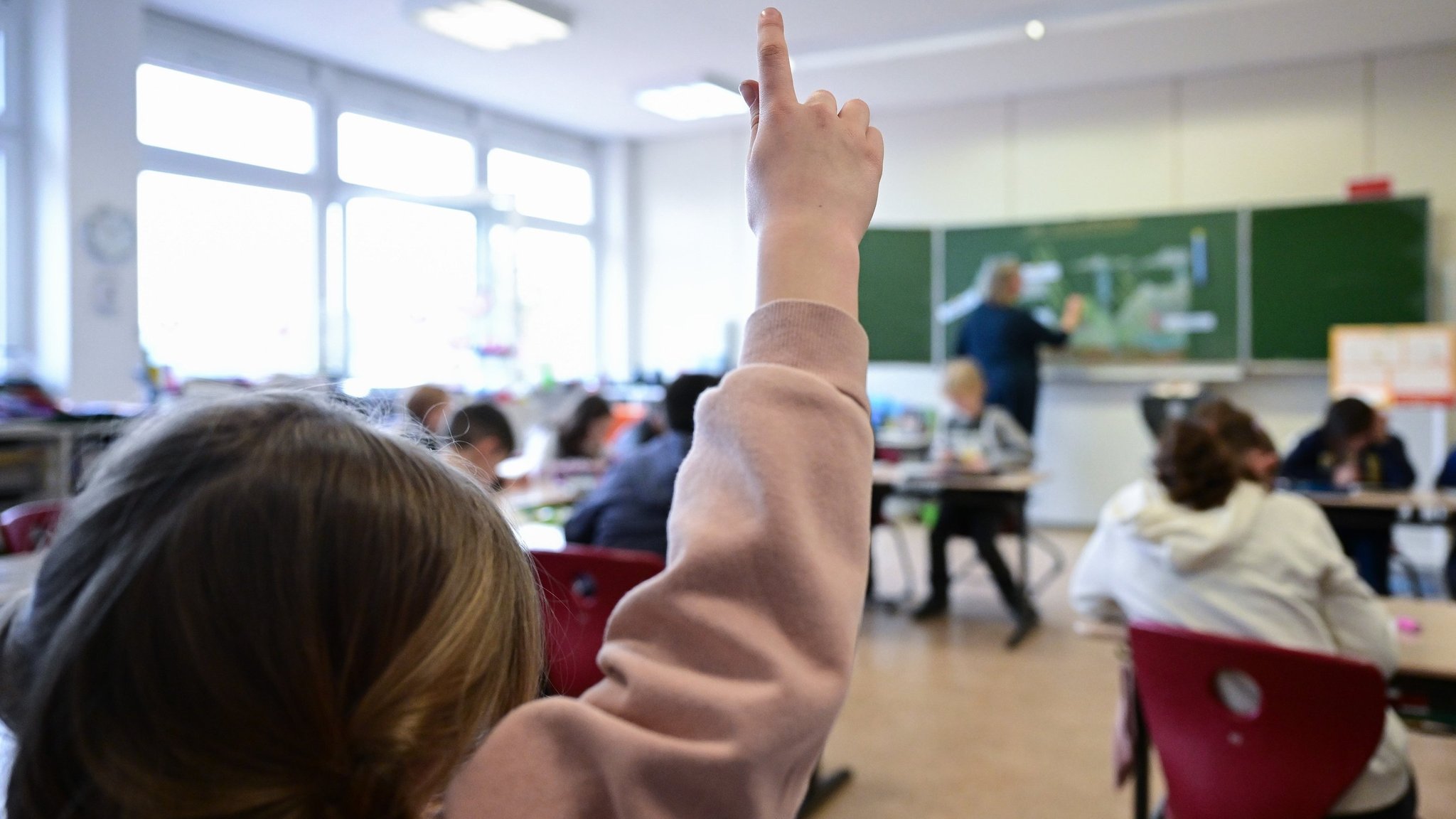 Schüler in einer Schulklasse (Symbolbild)