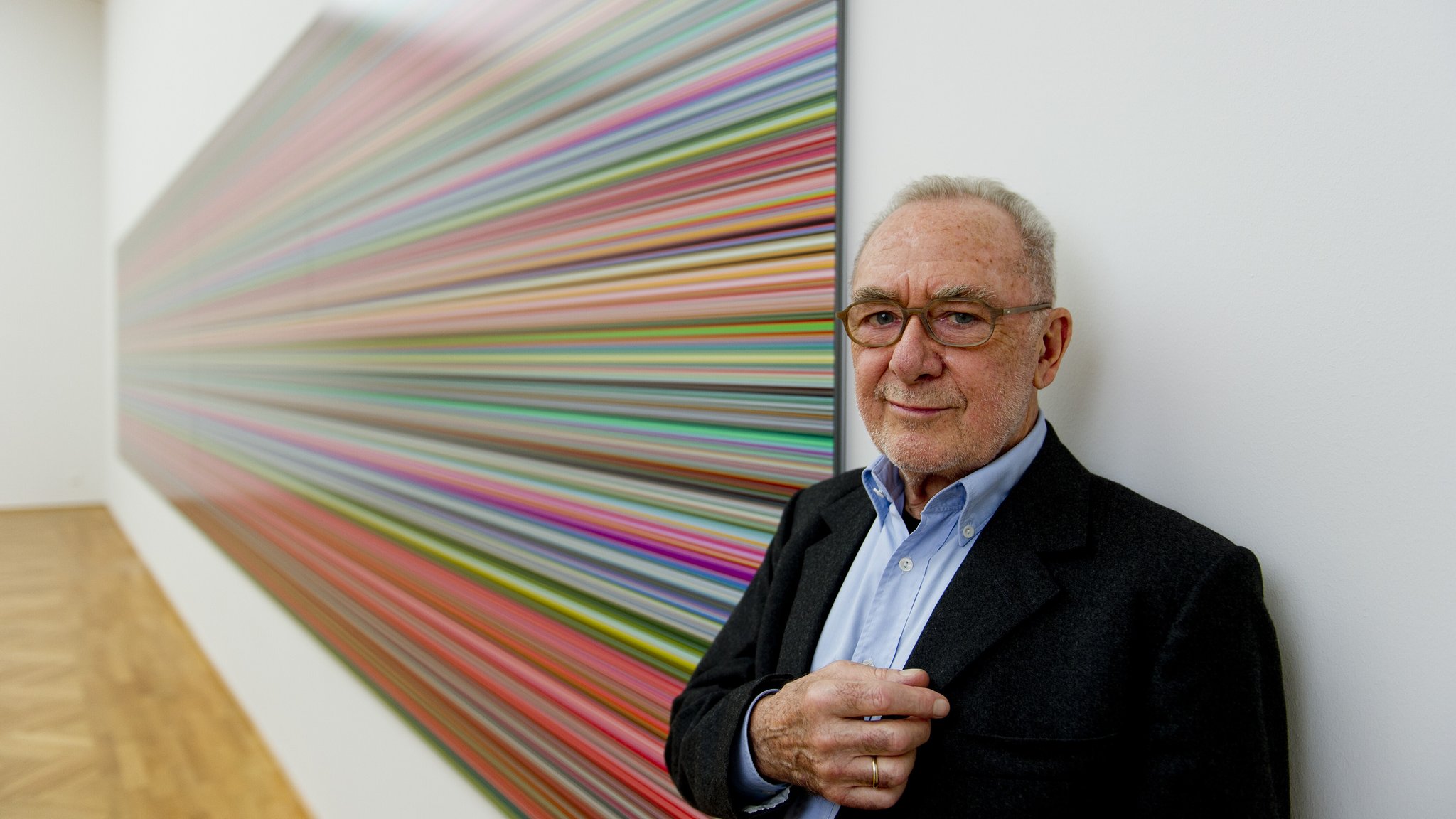 Der vielleicht wichtigste deutsche Maler der Gegenwart: Gerhard Richter | Bild: picture alliance / ZB | Robert Michael Der vielleicht wichtigste deutsche Maler der Gegenwart: Gerhard Richter