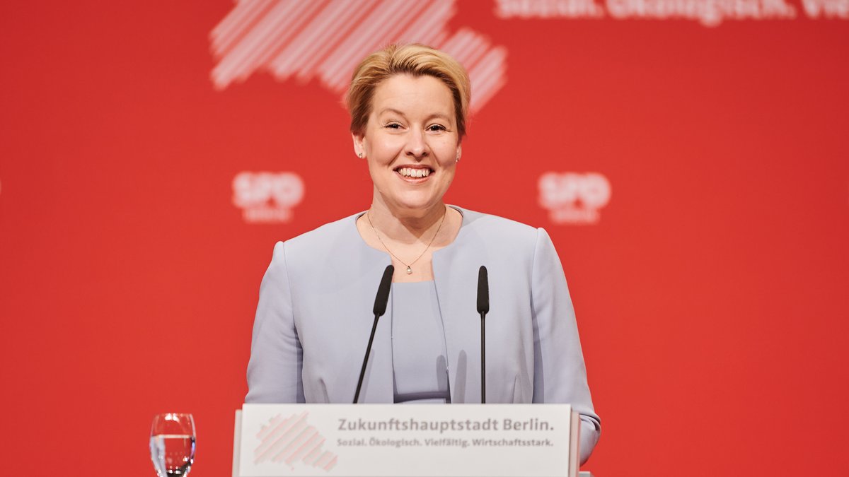 5.12.: Franziska Giffey beim Berliner SPD-Landesparteitag