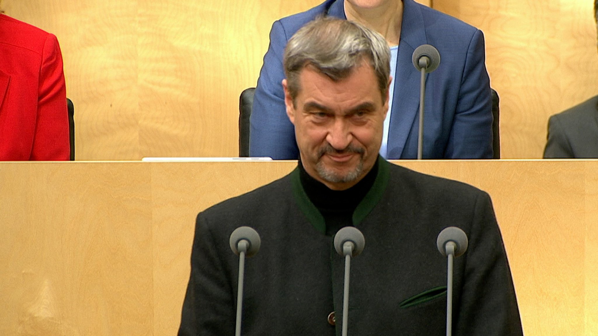 Bayerns Ministerpräsident Söder spricht im Bundesrat.