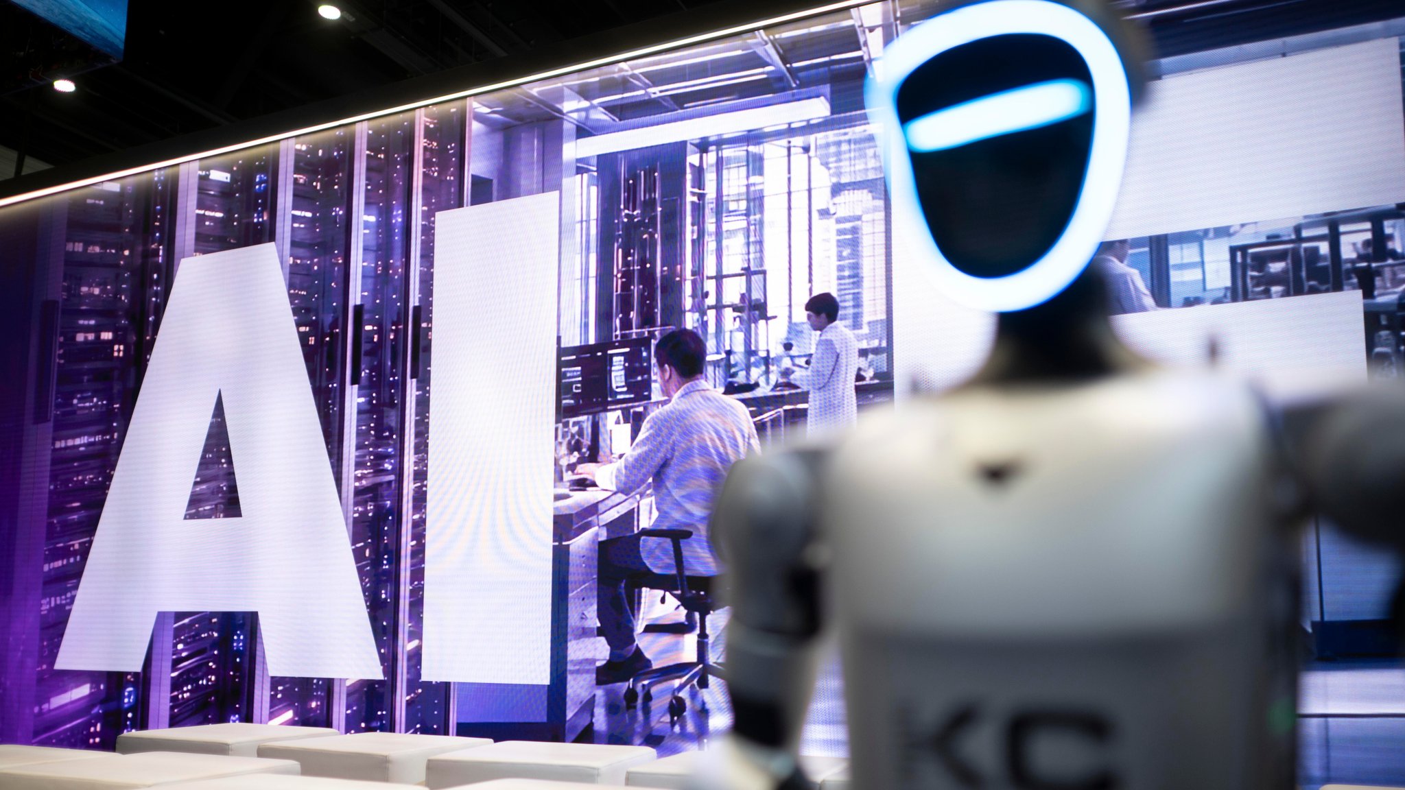 Werbung für AI - Künstliche Intelligenz - auf der IFA Internationalen Funkausstellung (08.09.2026)