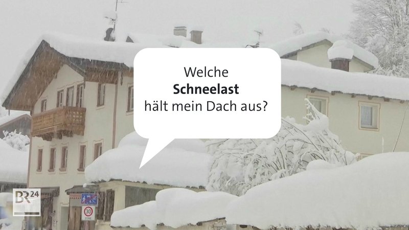 Gemeinden wie Berchtesgaden ächzen gerade unter der Schneelast. 