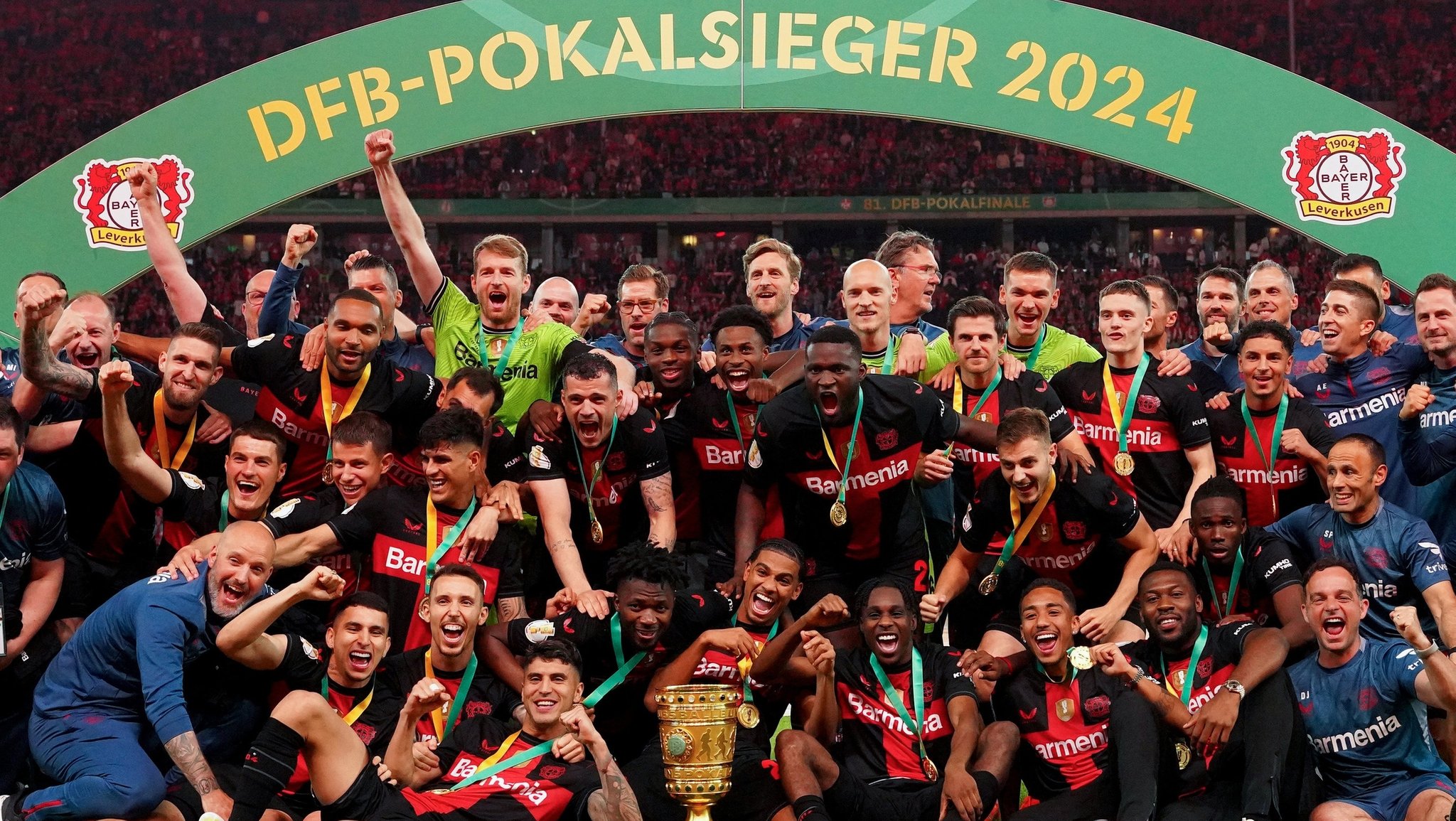 Bayer Leverkusen, deutscher Pokalsieger 2024