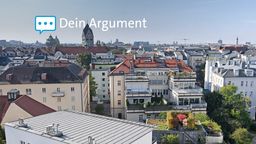 Blick auf die Dächer von München | Bild:picture alliance / SvenSimon | Frank Hoermann/SVEN SIMON