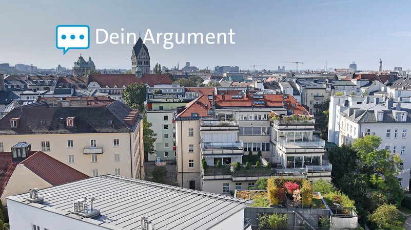 Blick auf die Dächer von München | Bild: picture alliance / SvenSimon | Frank Hoermann/SVEN SIMON Blick auf die Dächer von München