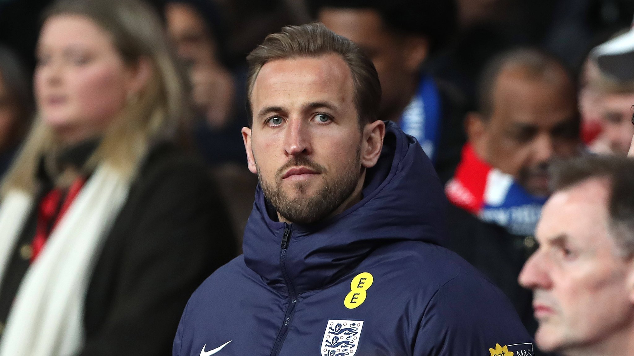 Harry Kane beim Länderspiel England - Brasilien