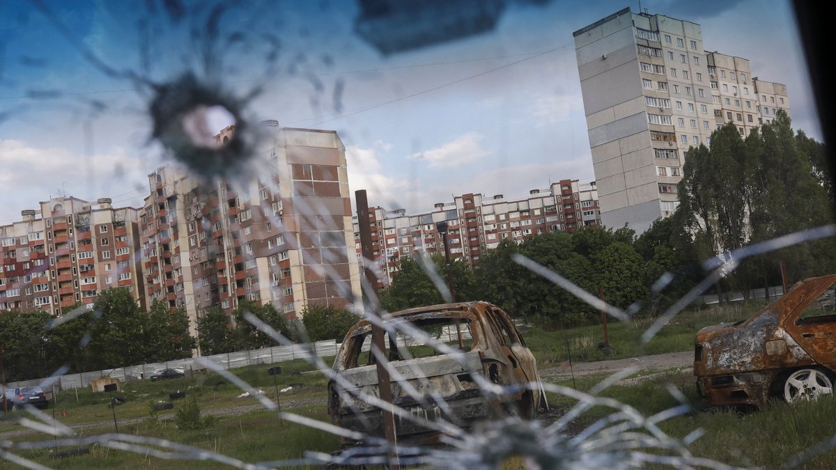 Zerstörungen in Charkiw
