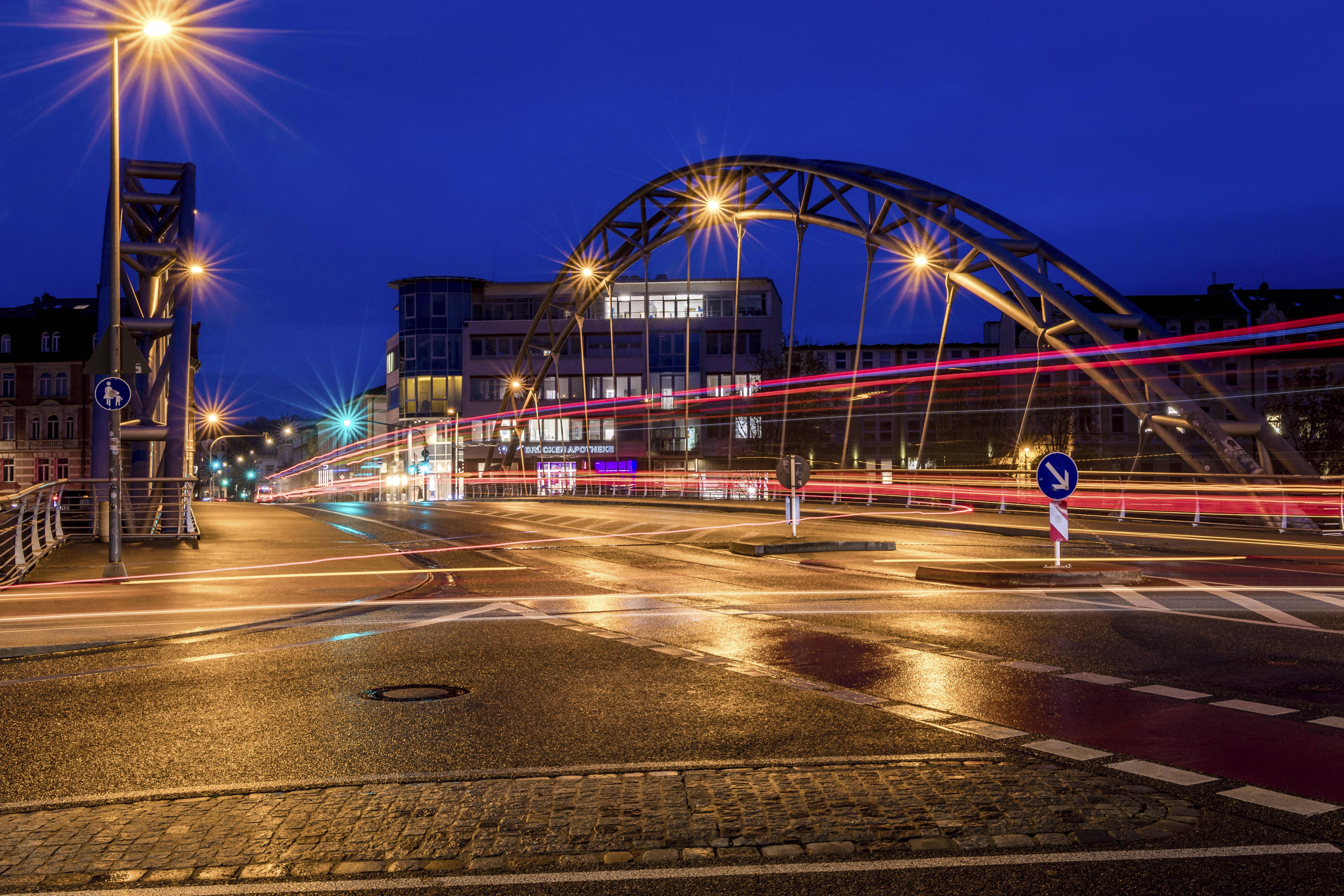 Luitpoldbrücke, Bamberg, Willy-Lessing-Straße.