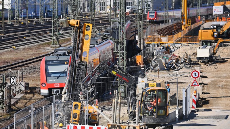 20.03.2025: Zweite Stammstrecke in München | Bild: picture alliance / SvenSimon | Frank Hoermann/SVEN SIMON 20.03.2025: Zweite Stammstrecke in München