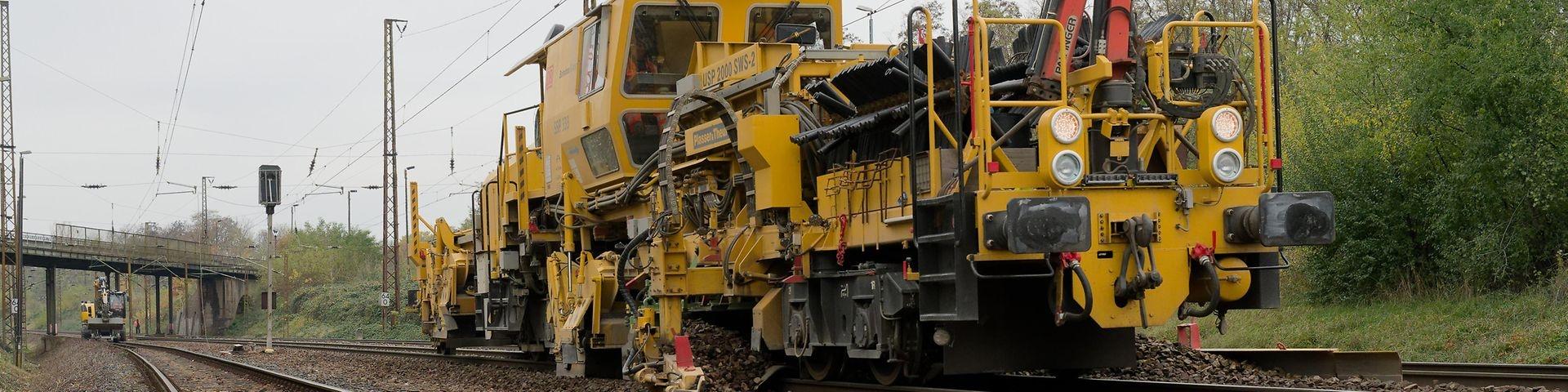 Schienenbauarbeiten (Symbolbild).