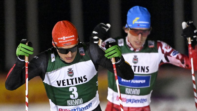 Julian Schmid und Thomas Rettenegger (AUT) | Bild: picture alliance / Lehtikuva | Roni Rekomaa Julian Schmid und Thomas Rettenegger (AUT)