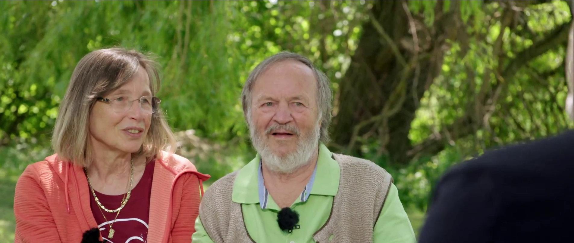 Fredl Fesl mit seiner Frau.