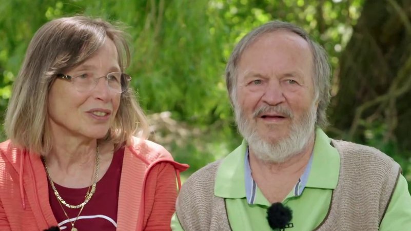 Fredl Fesl mit seiner Frau. | Bild: Bayerischer Rundfunk 2024 Fredl Fesl mit seiner Frau.