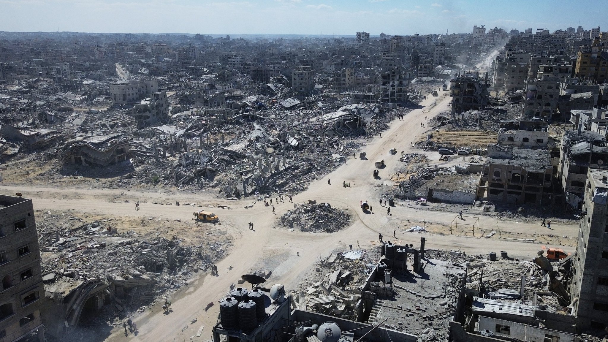 Drohnenfoto aus Gaza