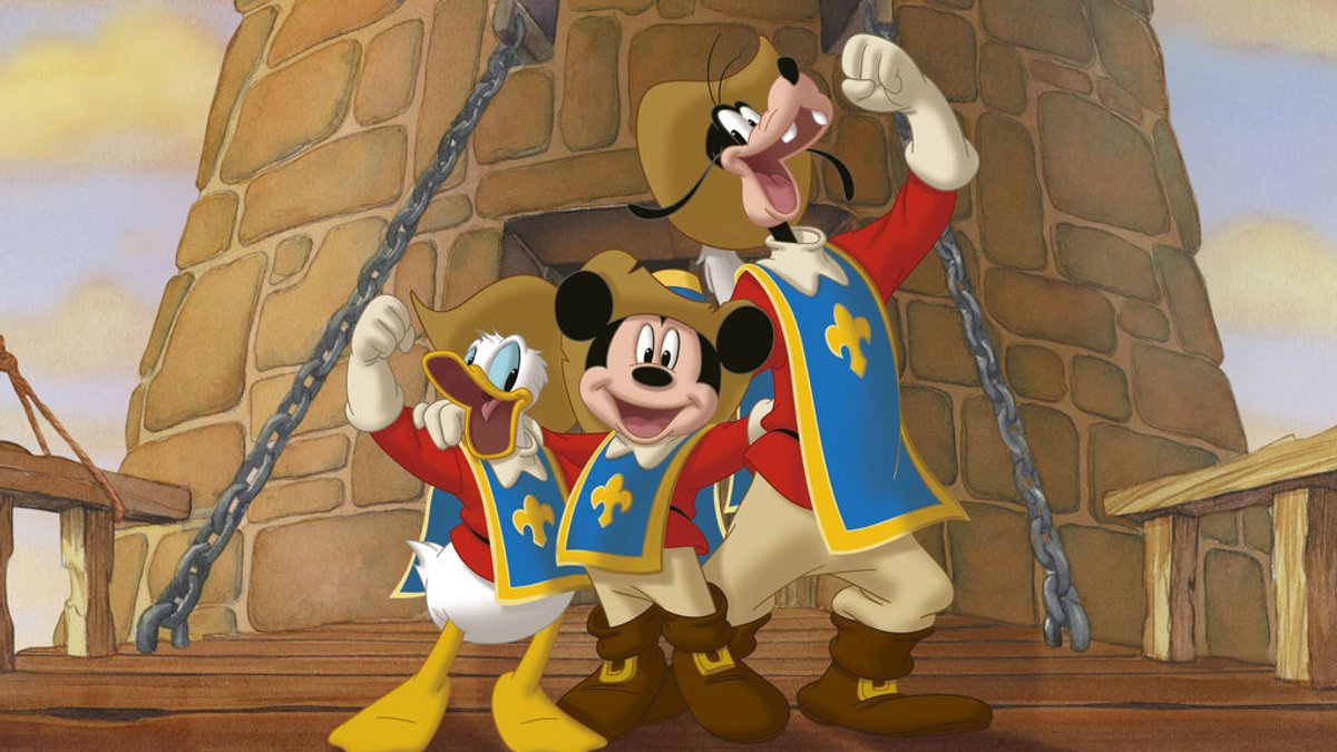 Szene aus dem Zeichentrickfilm "Micky, Donald, Goofy: Die Drei Musketiere".