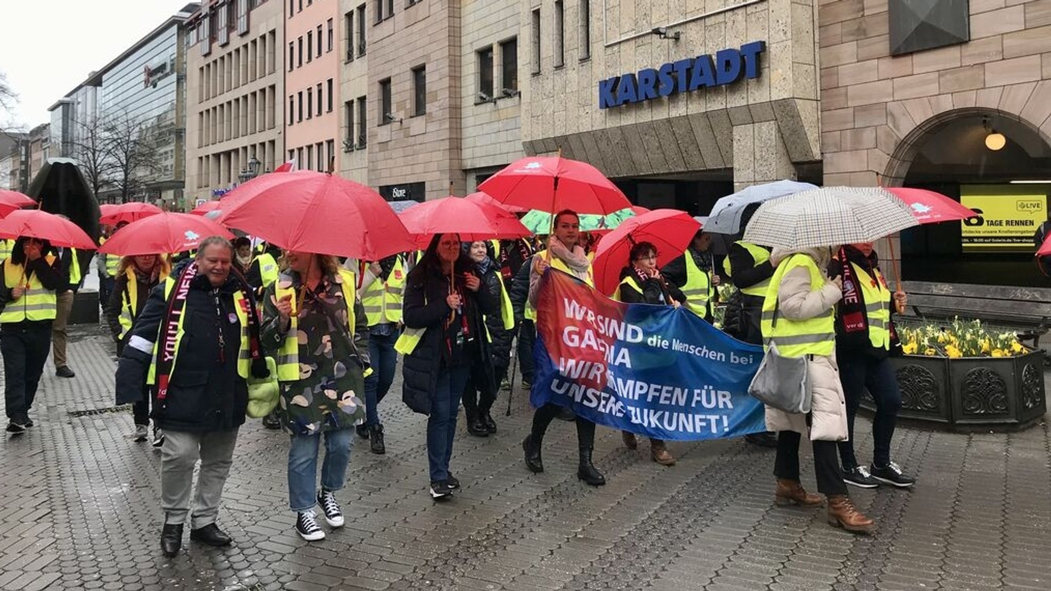 Demonstration in Nürnberg 