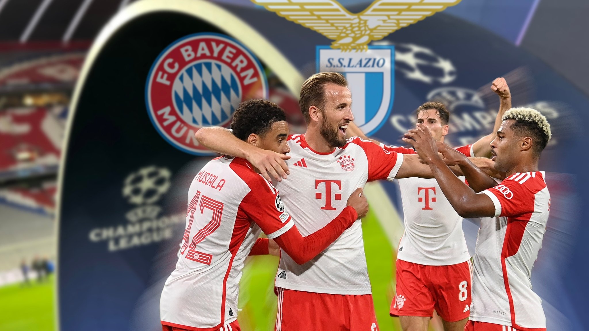 Der FC Bayern trifft in der Champions League auf Lazio Rom