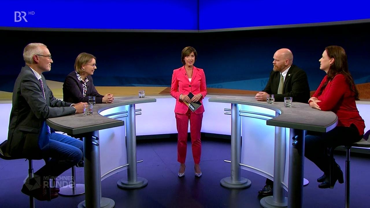 Münchner Runde Gesundheitsdaten Ursula Heller und Gäste | Bild: BR Münchner Runde Gesundheitsdaten Ursula Heller und Gäste
