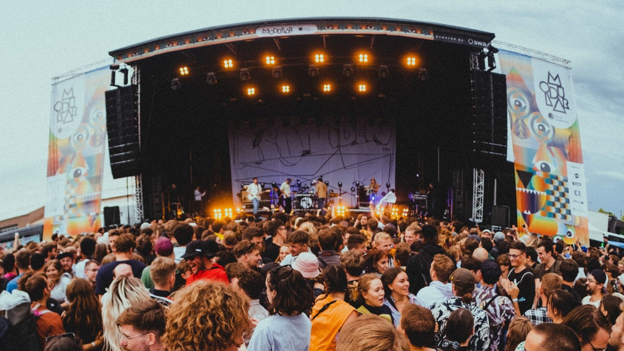 Foto vom Modular-Festival, das der Stadtjugendring Augsburg organisiert