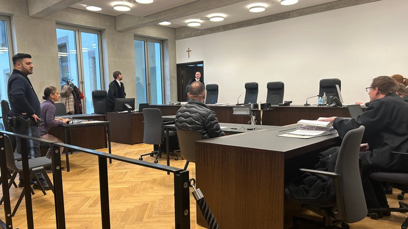 Gerichtssaal am Landgericht Nürnberg-Fürth. | Bild: BR/Laura Nadler Gerichtssaal am Landgericht Nürnberg-Fürth.