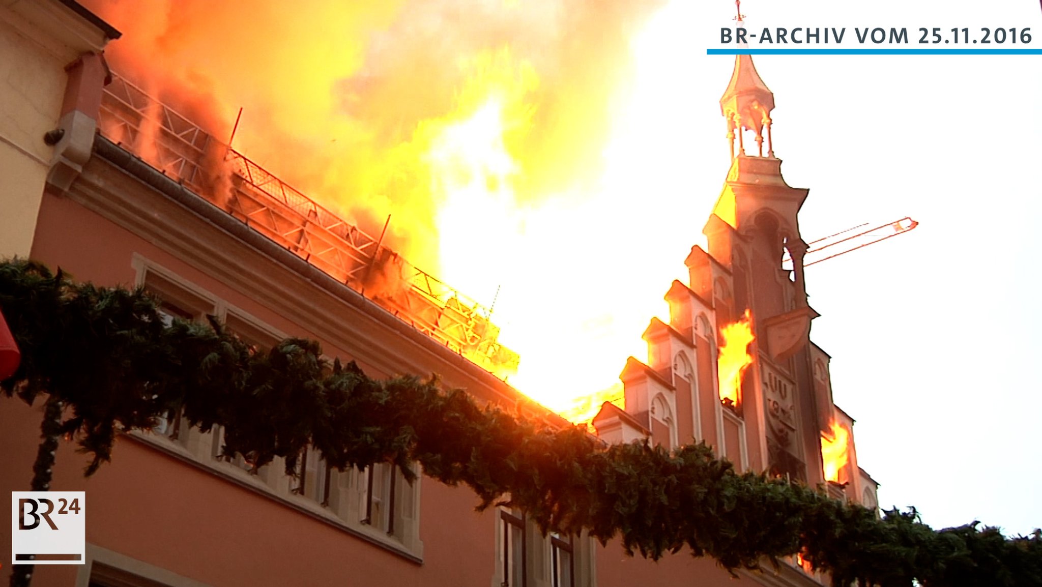 Rathausbrand in Straubing