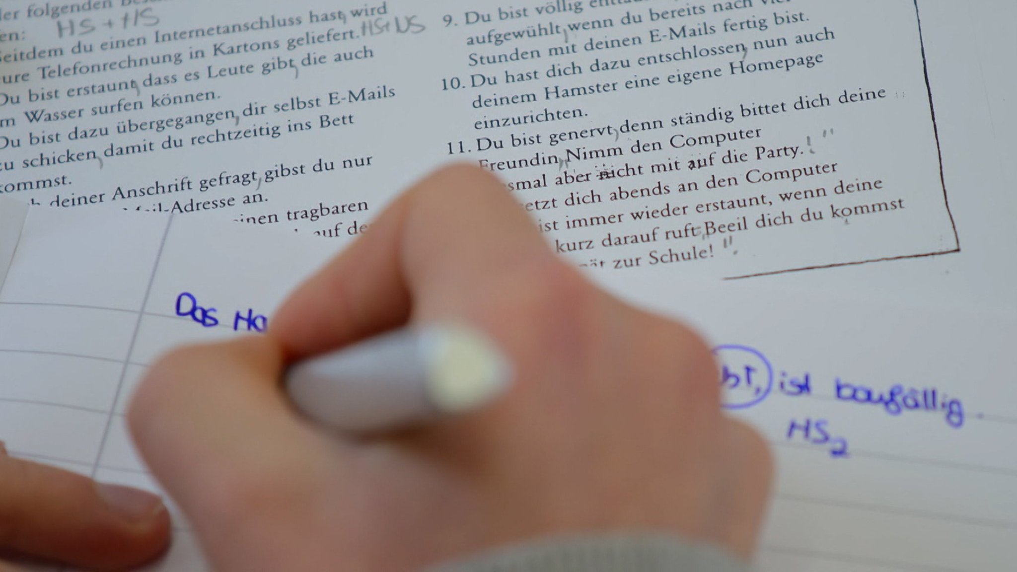 Video: Beim Lesen, Rechnen, Schreiben wäre Luft nach oben. 