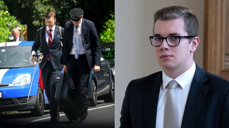 Burschenschafter am vergangenen Samstag auf dem Weg zur Frankonia | AfD-Politiker Daniel Halemba | Bild: Bayerischer Rundfunk & picture alliance/dpa|Sven Hoppe, Montage: BR Burschenschafter am vergangenen Samstag auf dem Weg zur Frankonia | AfD-Politiker Daniel Halemba