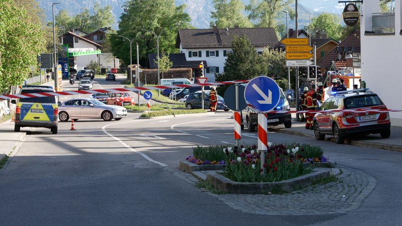 Großeinsatz in Murnau am Samstag