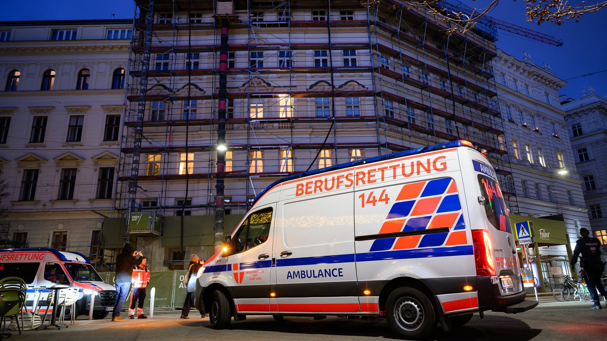 Baugerüst eingestürzt: Vier Arbeiter in Wien tot