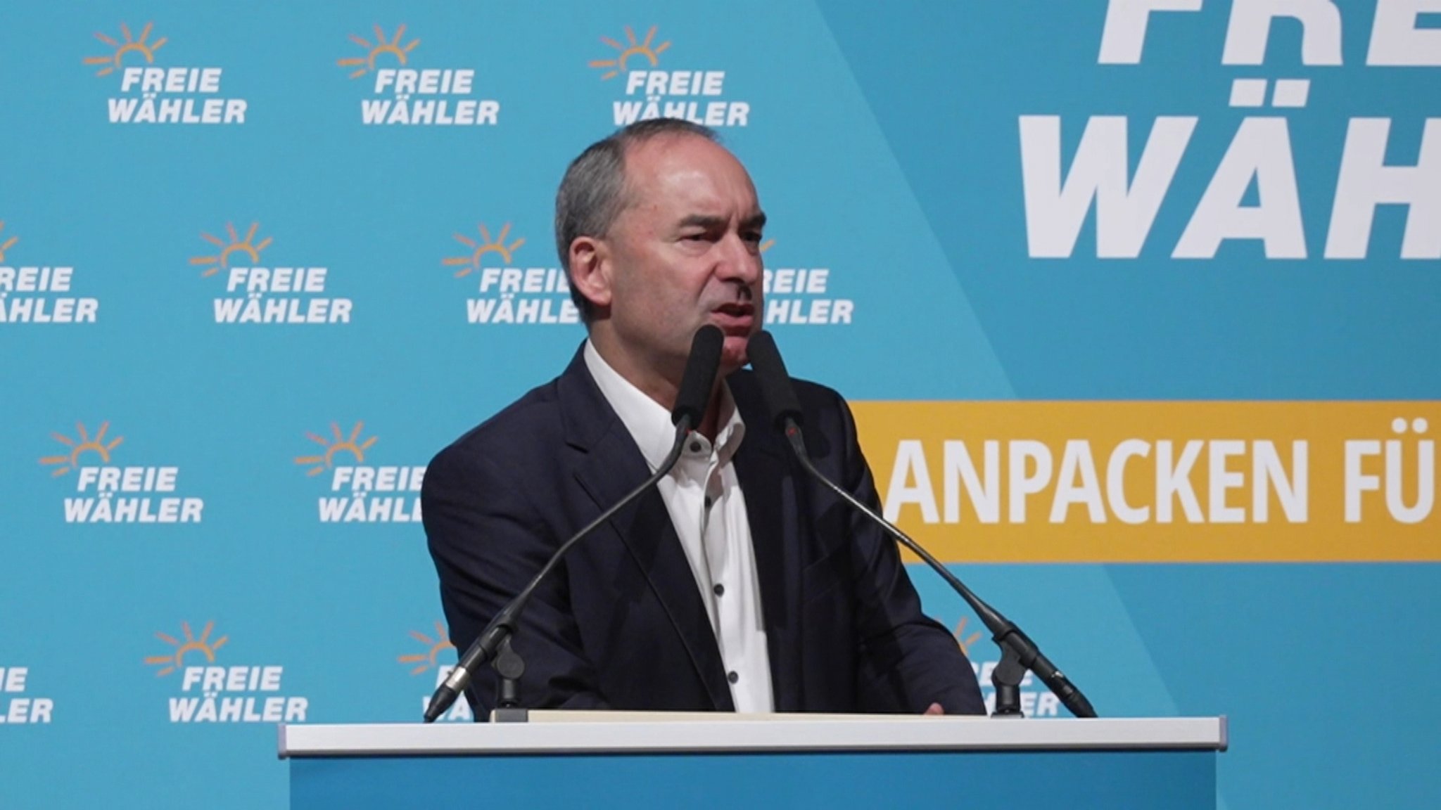 Hubert Aiwanger auf Landesdelegiertenversammlung