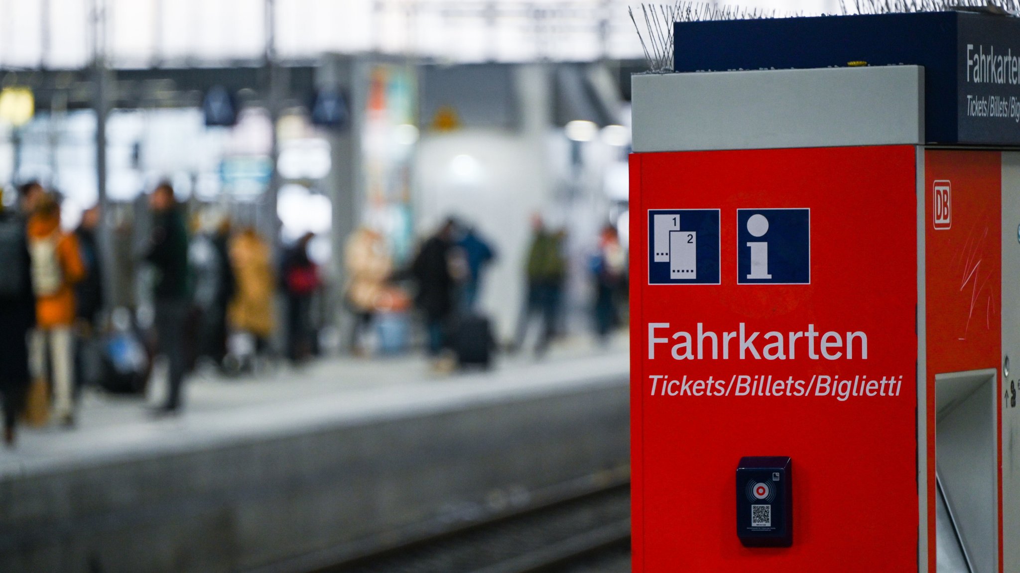 Archivbild: Der Münchner Hauptbahnhof während eines GDL-Streiks