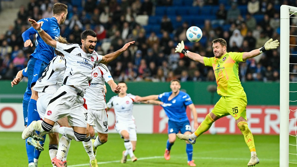 Pokal-Kampf nicht belohnt: Nürnberg unterliegt Hoffenheim 