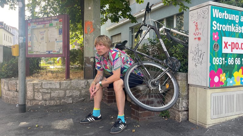 Robert Alan in Grombühl | Bild: BR/Silva Schreiner Robert Alan in Grombühl