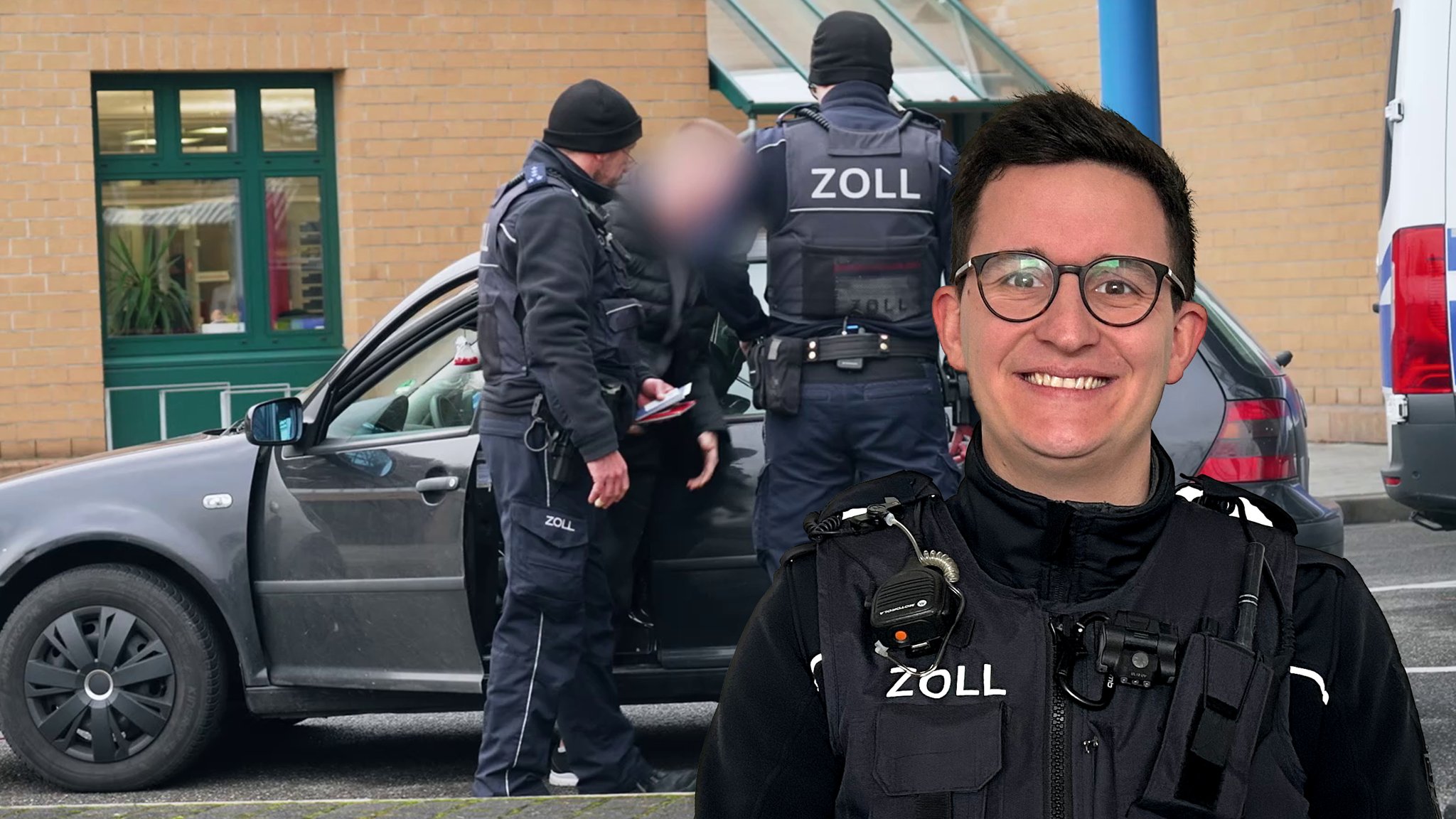 An der Grenze in die Schweiz, Grenzkontrollposten Singen: Jeremy, Zollbeamter im gehobenen Dienst im Zollamt Singen an der Schweizer Grenze