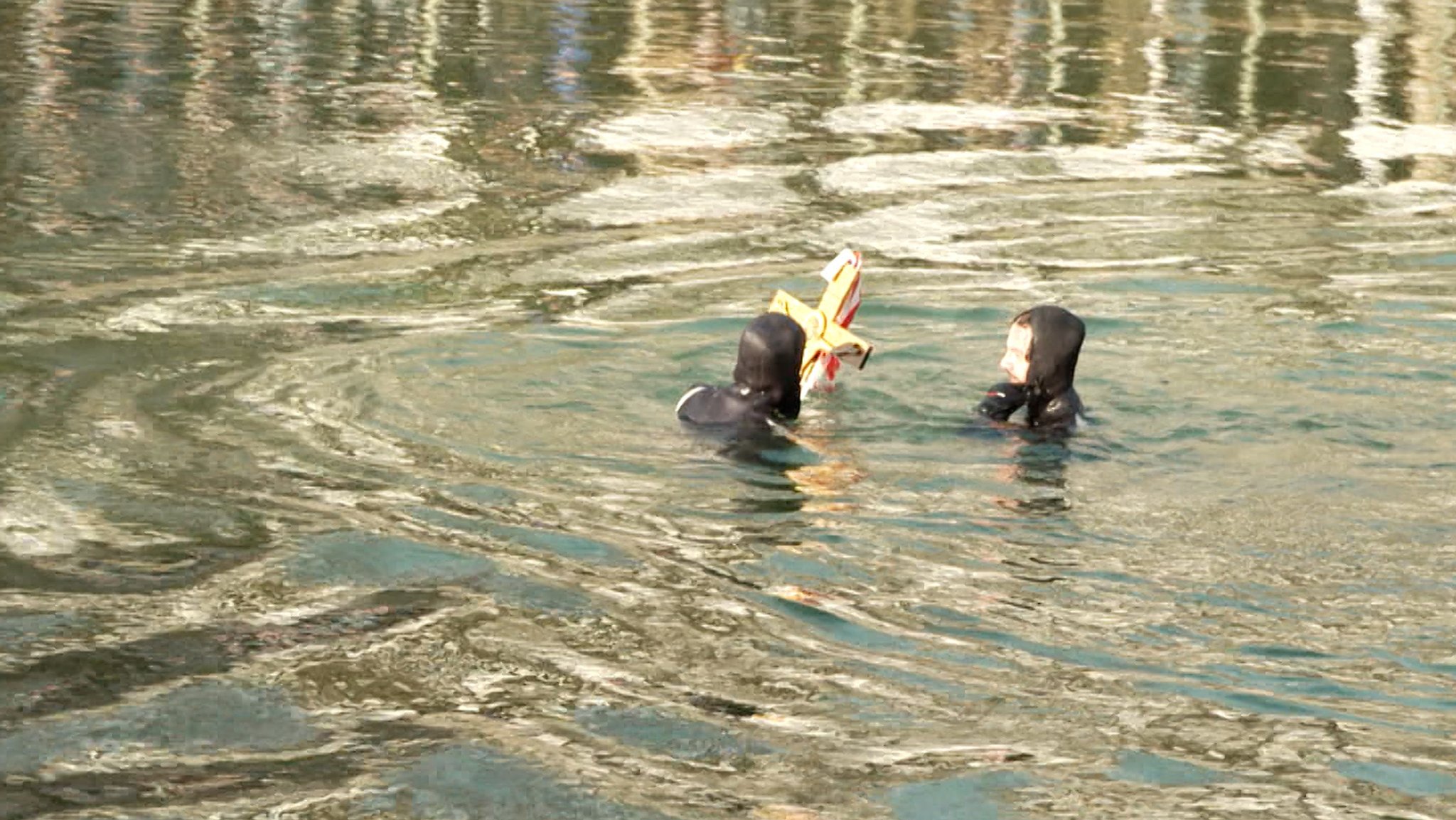 Dreikönig orthodox: Isartaufe in München | Bild: BR Dreikönig orthodox: Isartaufe in München