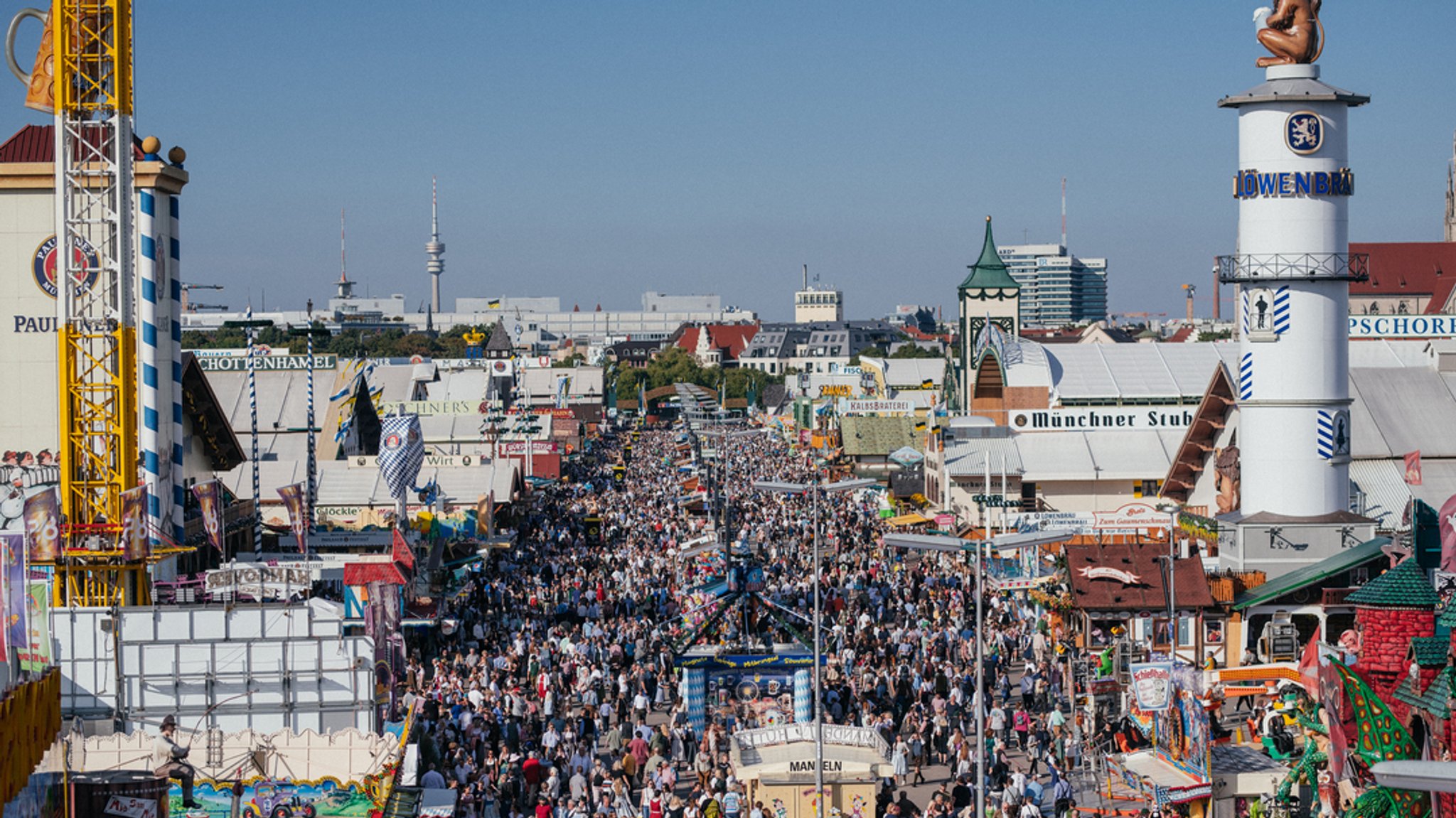 Die Wiesn von oben