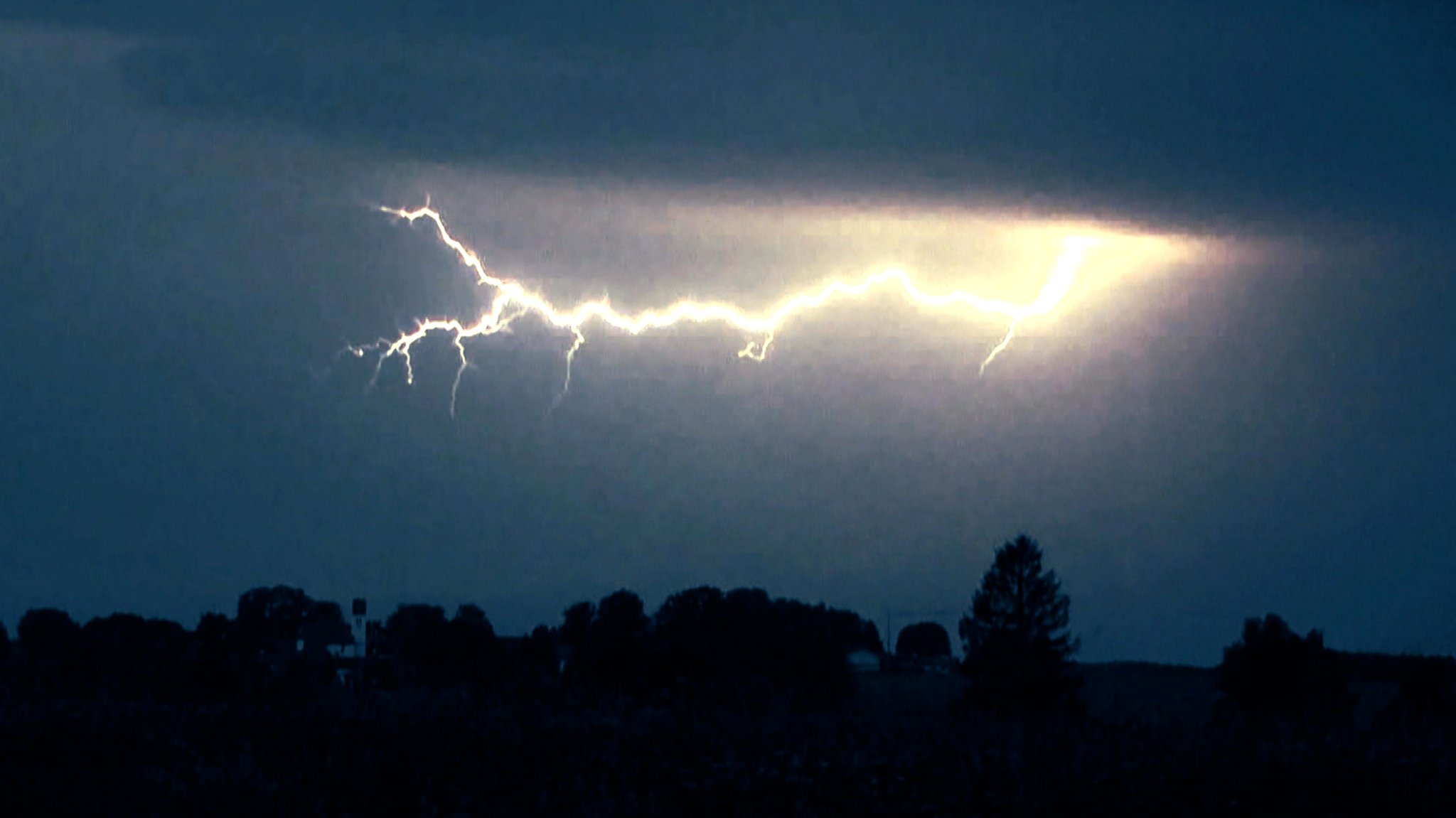 Blitz bei Gewitter