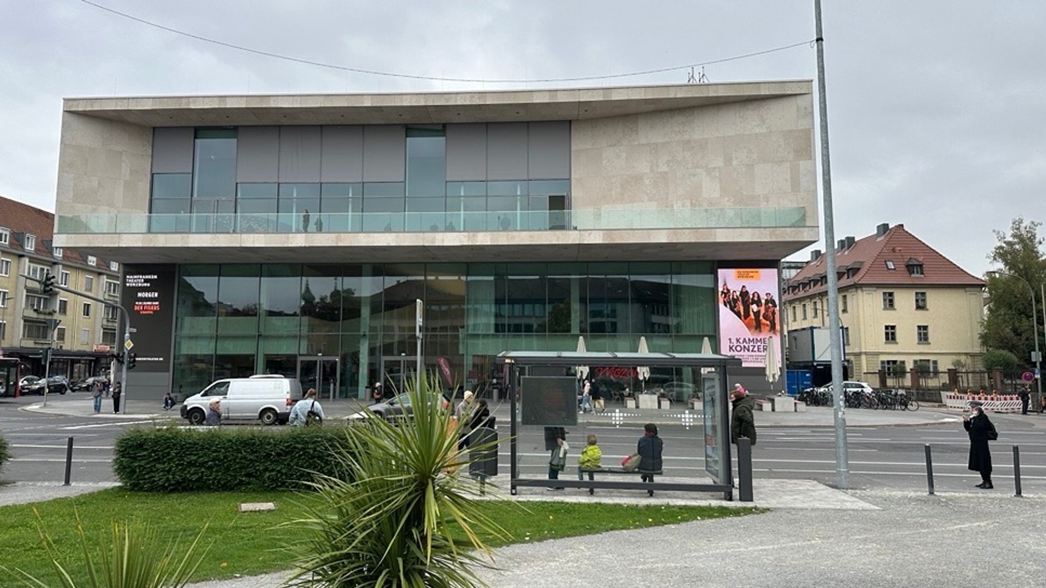 Das Mainfranken Theater in Würzburg.