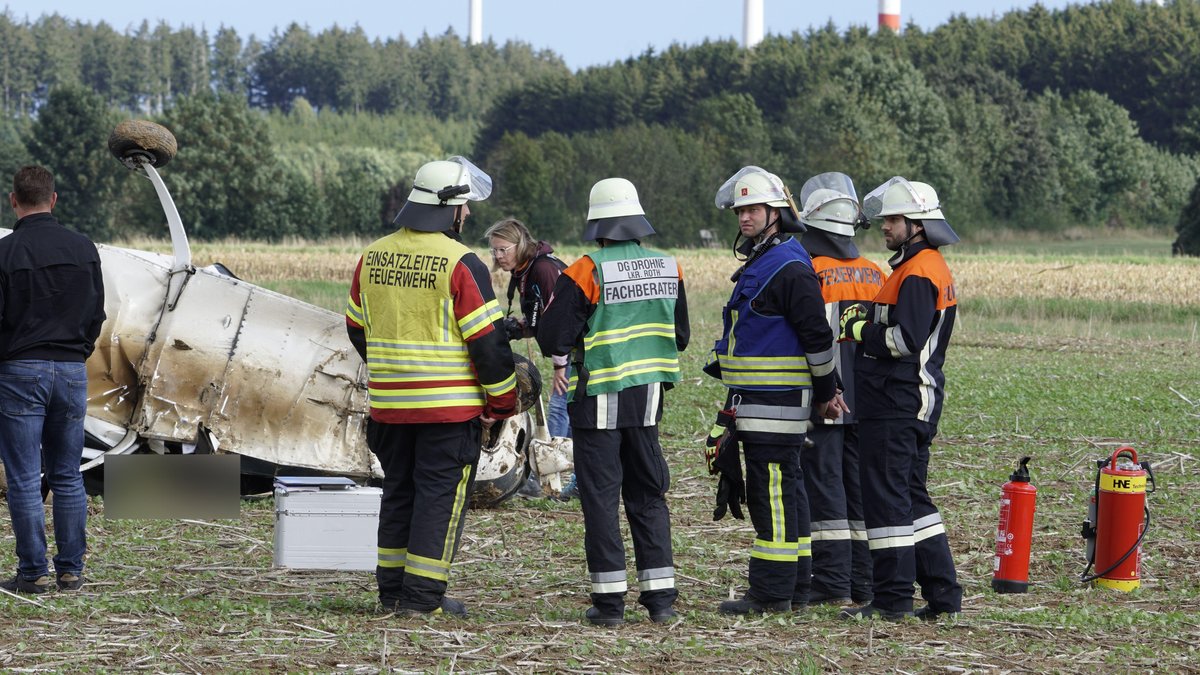Pilot aus München stirbt bei Flugzeugabsturz im Landkreis Roth