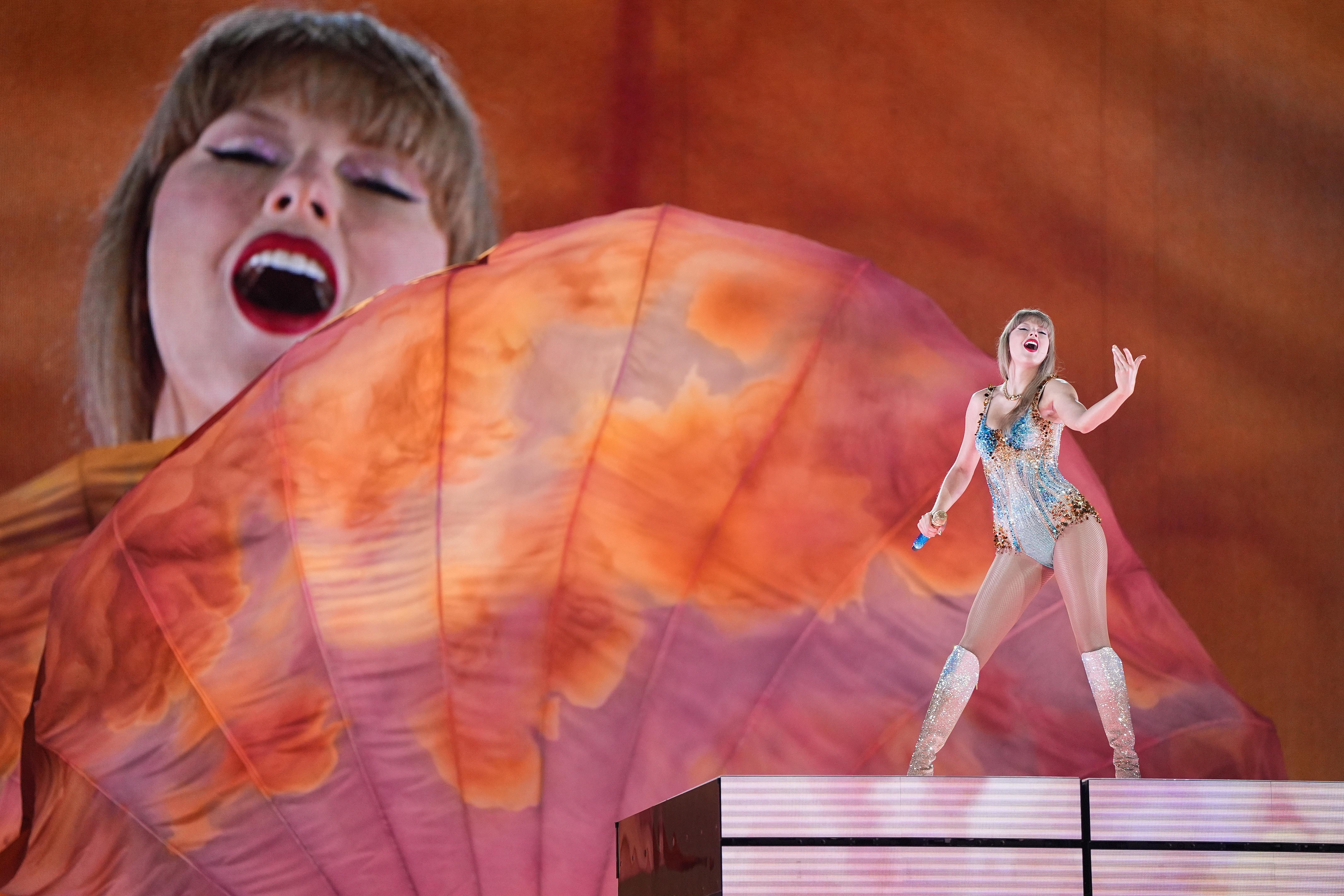 Taylor Swift beim Abschiedskonzert in Vancouver