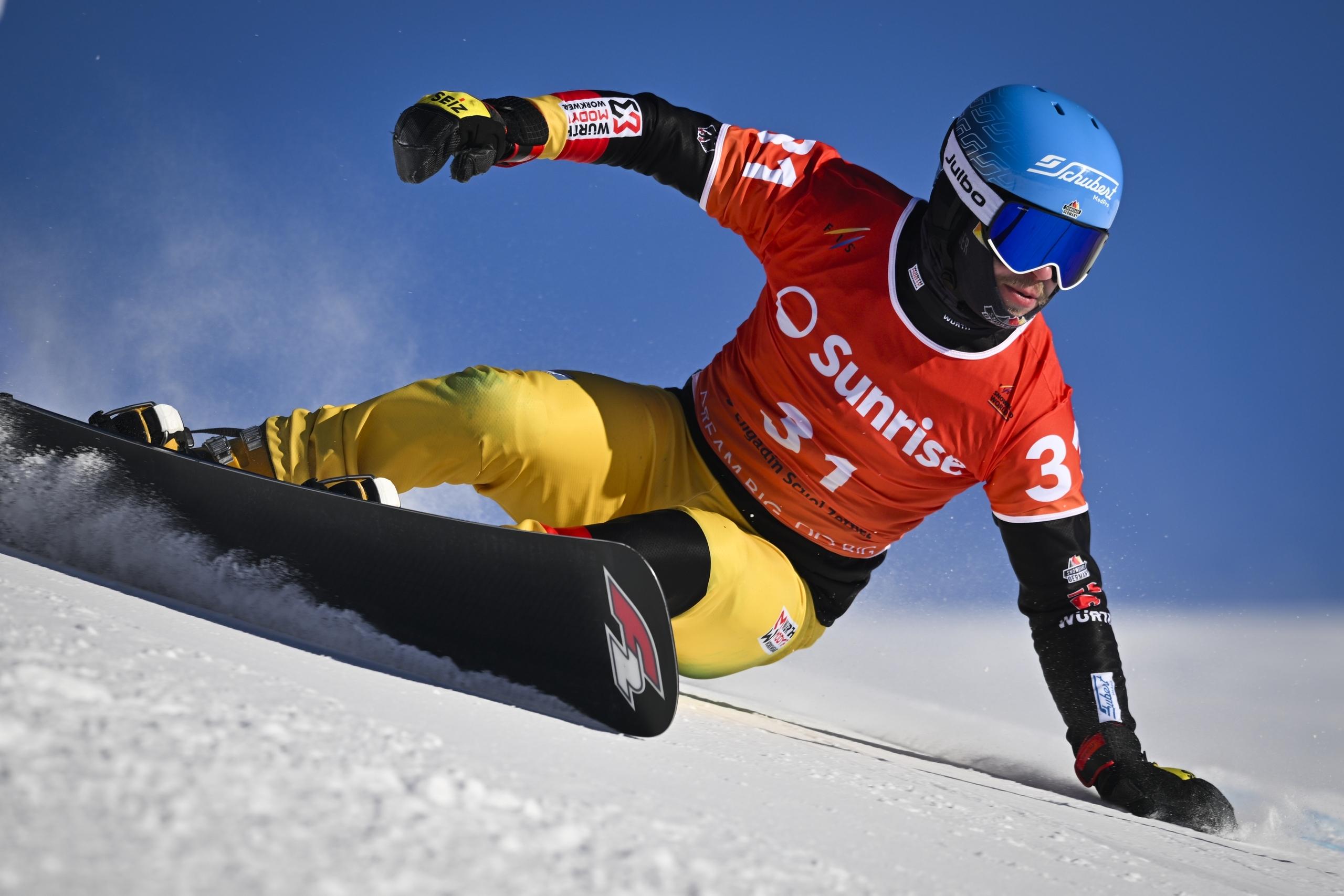 Snowboarder Stefan Baumeister