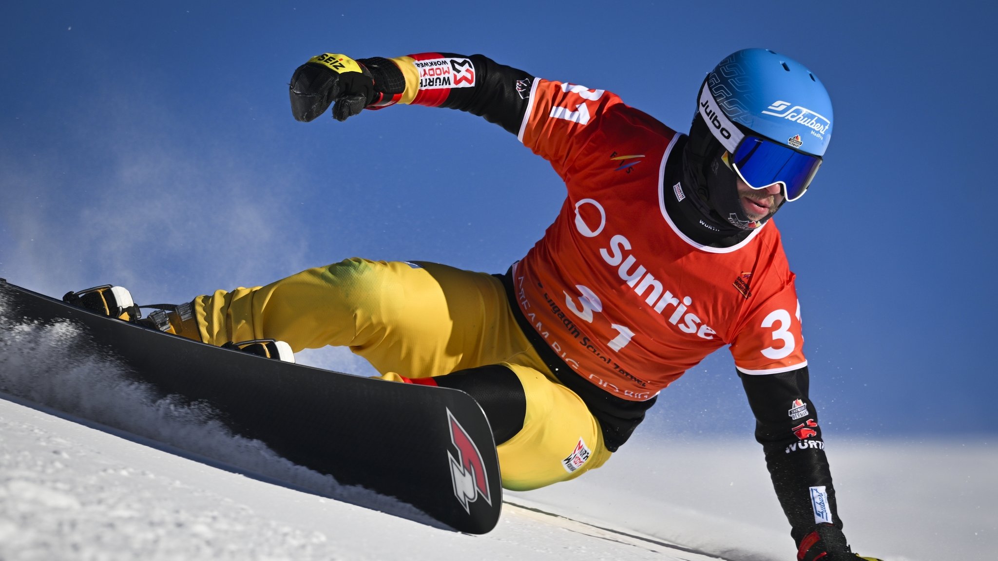 Snowboarder Stefan Baumeister