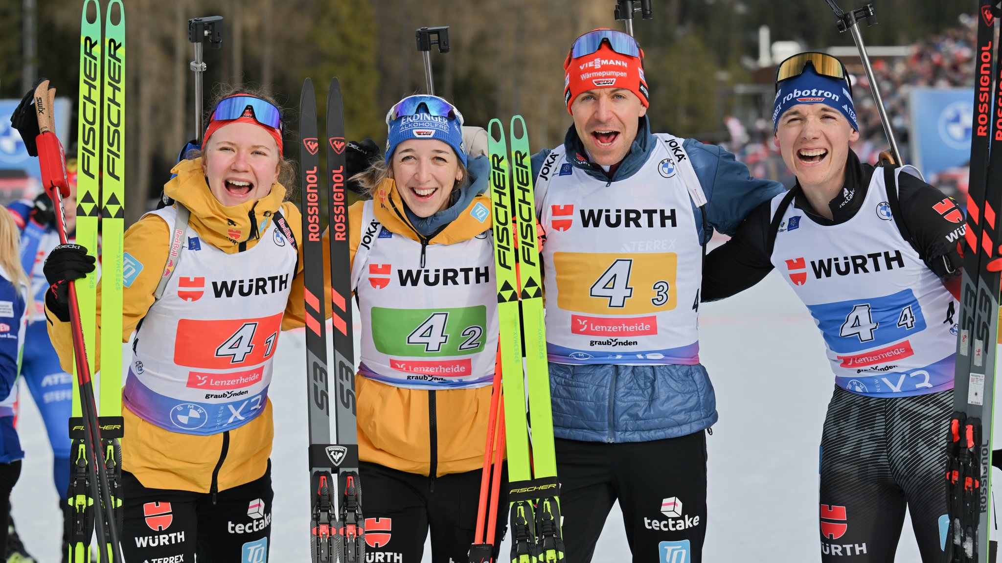 Biathlon-WM: Tränen bei Preuß nach Bronze mit der Mixed-Staffel