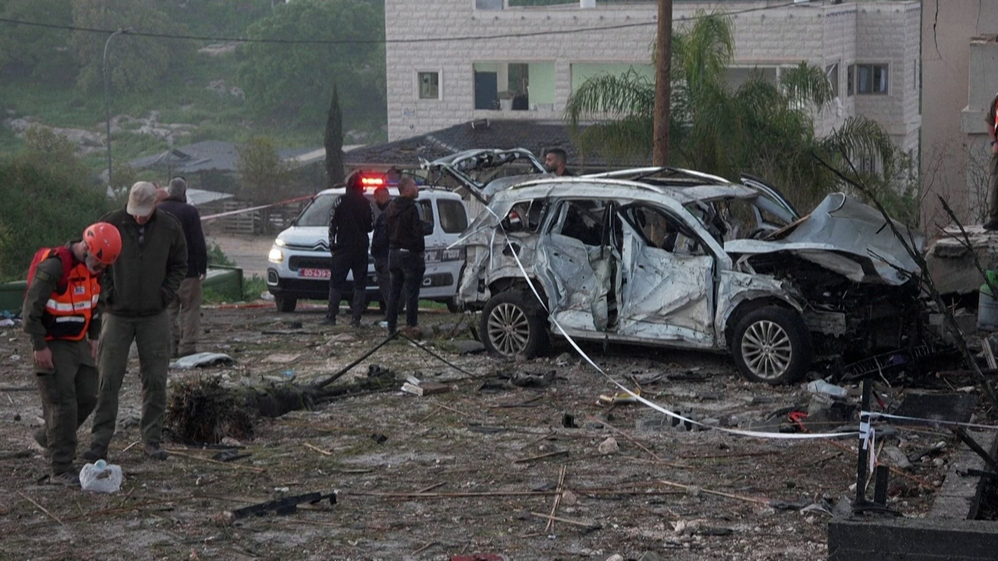 Bei einem iranischen Raketenangriff sind in der Nacht 58 Menschen in einem arabischen Ort in Nordisrael verletzt worden